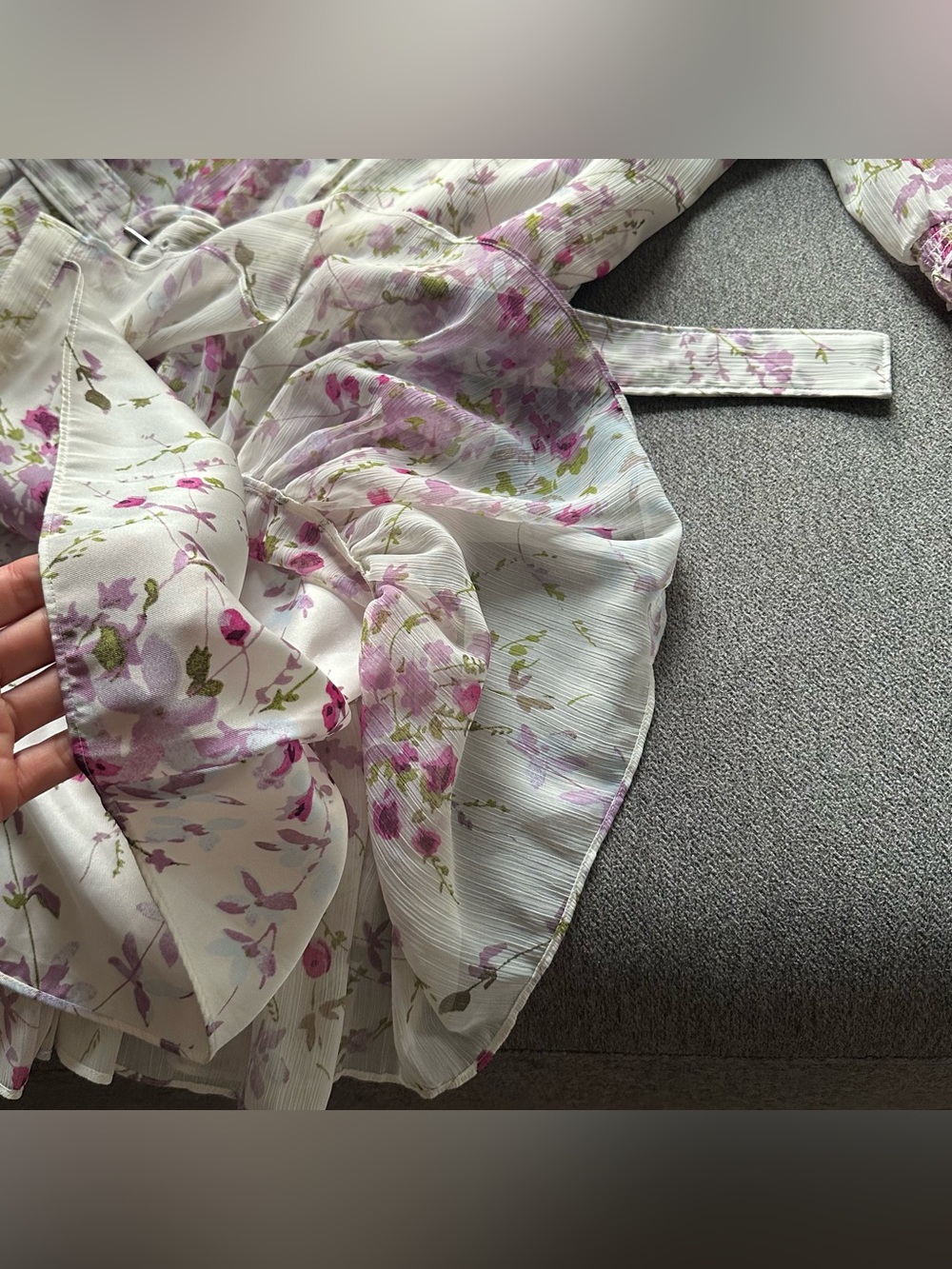 NWOT cinq a sept Midsummer Bloom Halbini Mini Dress Size 14 - Picture 7 of 9